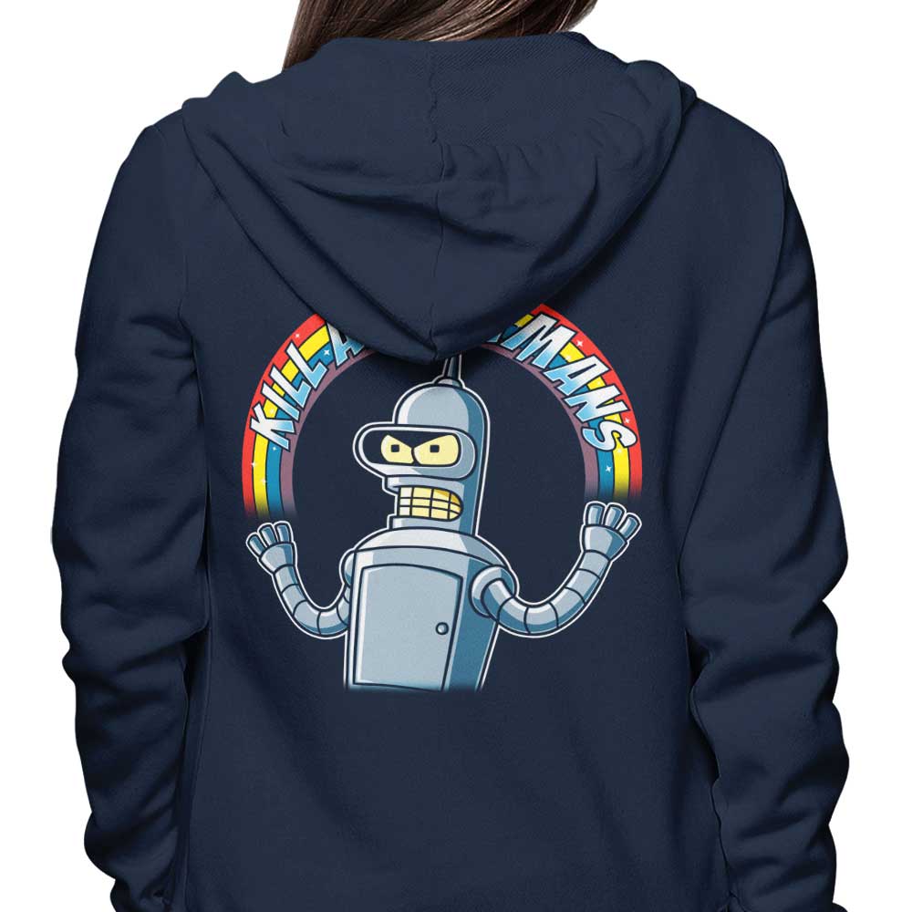 Shiny Metal Robot - Hoodie