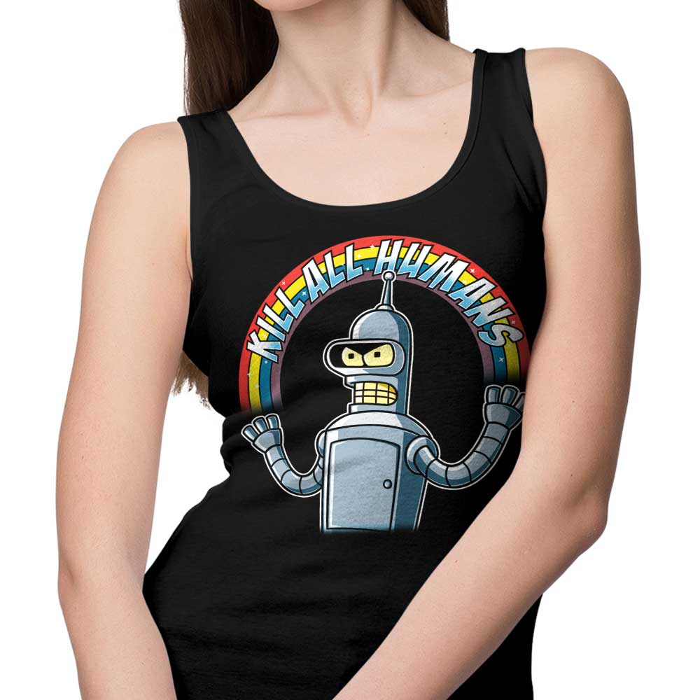 Shiny Metal Robot - Tank Top