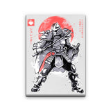 Shredded Sumi-e - Canvas Print