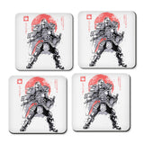 Shredded Sumi-e - Coasters
