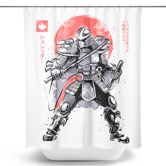 Shredded Sumi-e - Shower Curtain