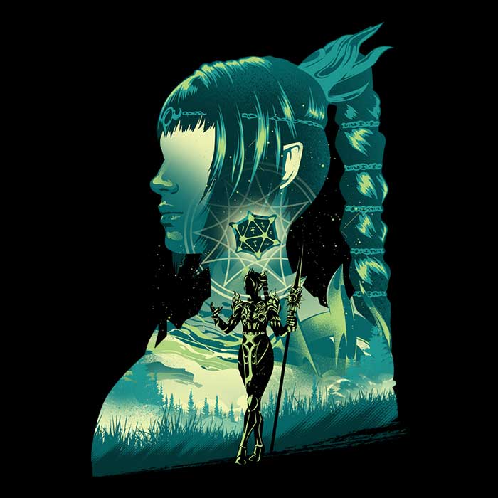 Silent Devotion - Shower Curtain