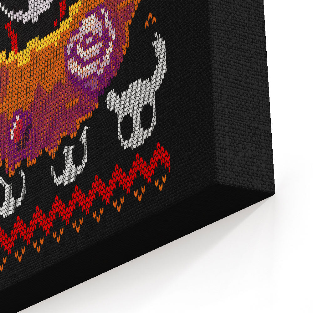 Silk Ugly Sweater - Canvas Print