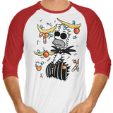 Sinking Into Christmas - 3/4 Sleeve Raglan T-Shirt