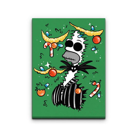 Sinking Into Christmas - Canvas Print