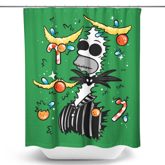 Sinking Into Christmas - Shower Curtain