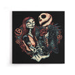Skeletal Love - Canvas Print