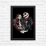 Skeletal Love - Posters & Prints