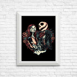 Skeletal Love - Posters & Prints