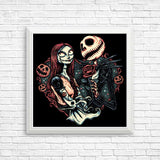 Skeletal Love - Posters & Prints