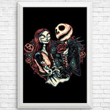 Skeletal Love - Posters & Prints