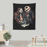 Skeletal Love - Wall Tapestry