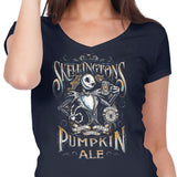 Skellington's Pumpkin Ale - Women's V-Neck