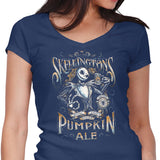 Skellington's Pumpkin Ale - Women's V-Neck
