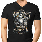 Skellington's Pumpkin Ale - Men's V-Neck