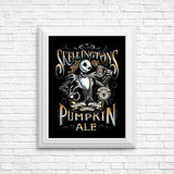 Skellington's Pumpkin Ale - Posters & Prints