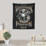 Skellington's Pumpkin Ale - Wall Tapestry