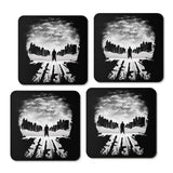 Skull City Silhouette - Coasters