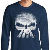 Skull City Silhouette - Long Sleeve T-Shirt