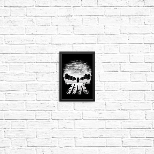 Skull City Silhouette - Posters & Prints