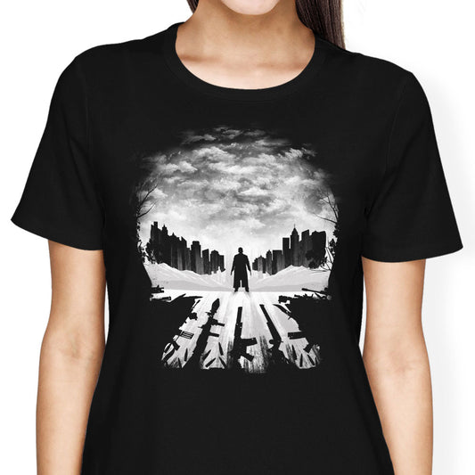 Skull City Silhouette - Women's Apparel