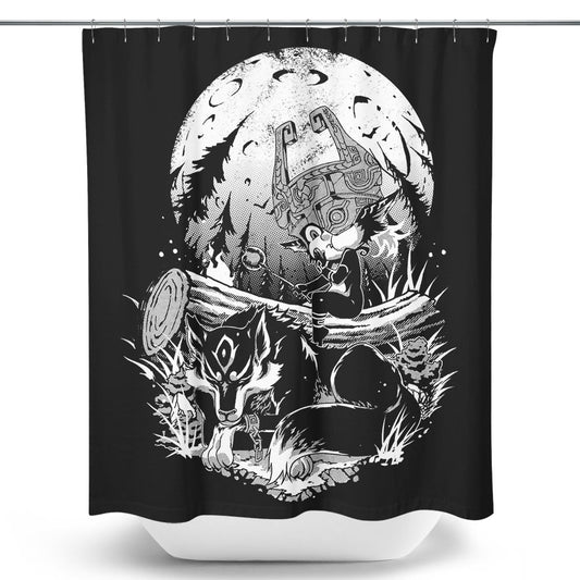 Sleeping Hero - Shower Curtain