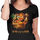 Smash Kaiju - Women's V-Neck