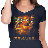 Smash Kaiju - Women's V-Neck