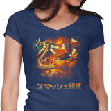 Smash Kaiju - Women's V-Neck