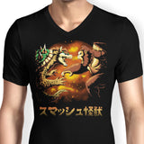 Smash Kaiju - Men's V-Neck