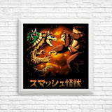 Smash Kaiju - Posters & Prints