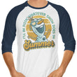 Snow in Summer - 3/4 Sleeve Raglan T-Shirt
