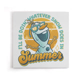 Snow in Summer - Canvas Print