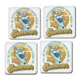 Snow in Summer - Coasters