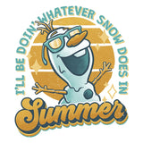 Snow in Summer - 3/4 Sleeve Raglan T-Shirt