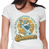 Snow in Summer - Women's V-Neck