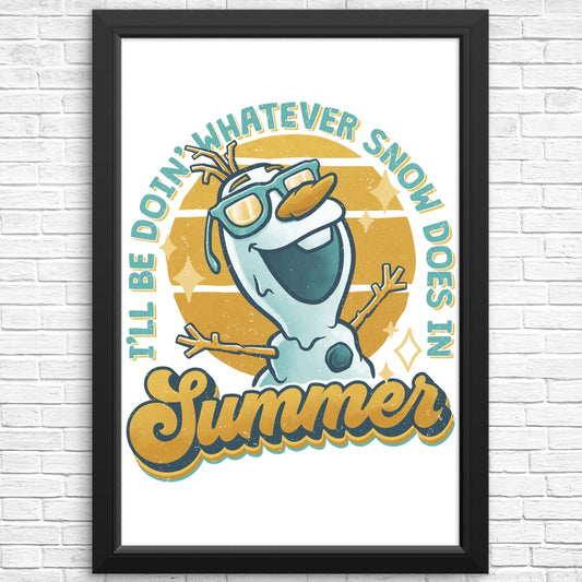 Snow in Summer - Posters & Prints