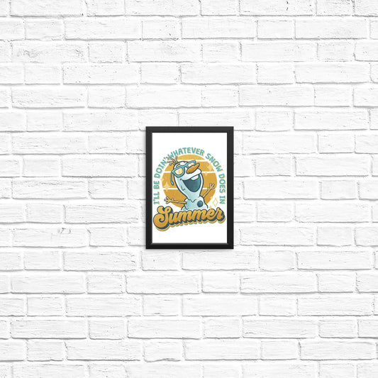 Snow in Summer - Posters & Prints