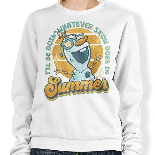 Snow in Summer - Sweatshirt