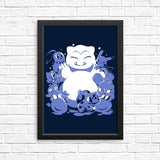 Snowlax - Posters & Prints