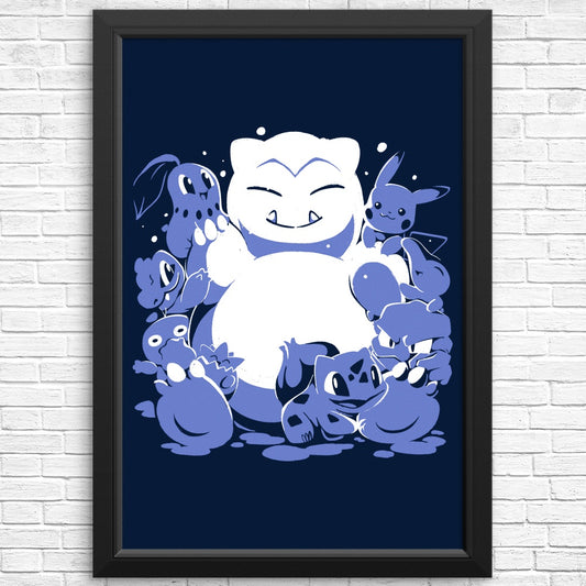 Snowlax - Posters & Prints