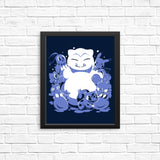 Snowlax - Posters & Prints