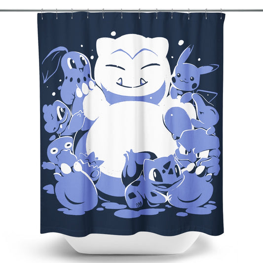 Snowlax - Shower Curtain