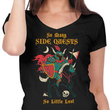 So Many Side Quests - Women's V-Neck