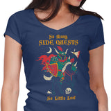 So Many Side Quests - Women's V-Neck