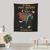 So Many Side Quests - Wall Tapestry