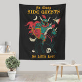 So Many Side Quests - Wall Tapestry