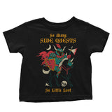 So Many Side Quests - Youth Apparel