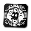Socially Awkward Cat - Coasters