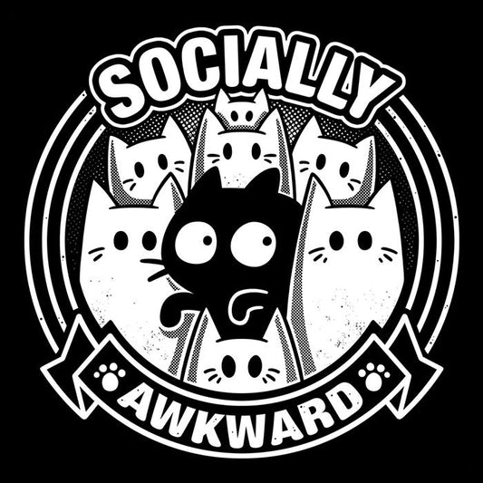 Socially Awkward Cat - Coasters